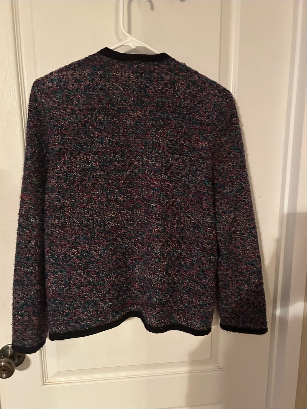 Multicolor Tweed Open-Front Jacket - Picture 2 of 2